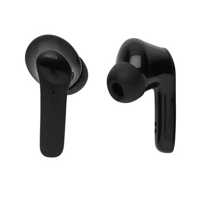 Auriculares promocionales inalámbricos TWS de plástico reciclado estándar RCS